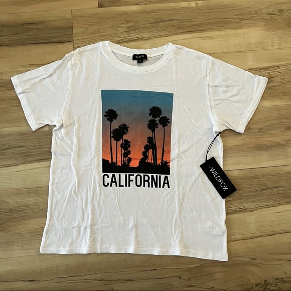 Wildfox Sunset Blvd Keke T-Shirt - Picture 3 of 9